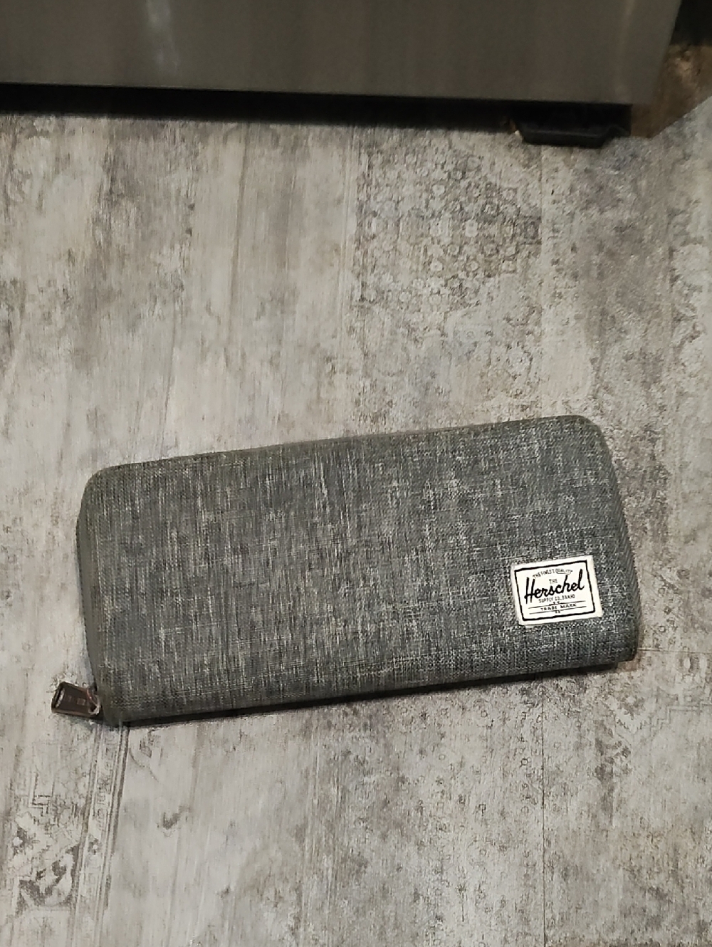 Herschel Gray Zip Wallet